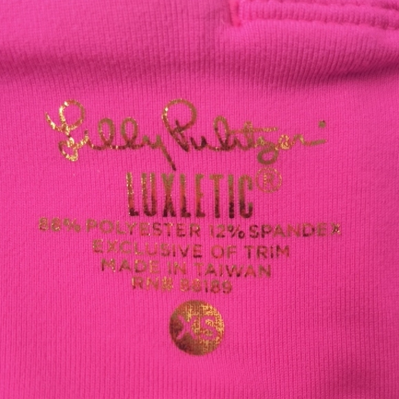 Lilly Pulitzer Luxletic Pink Leggings - Picture 2 of 5
